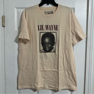 Lil Wayne Concert Shirt XL NWOT Beige